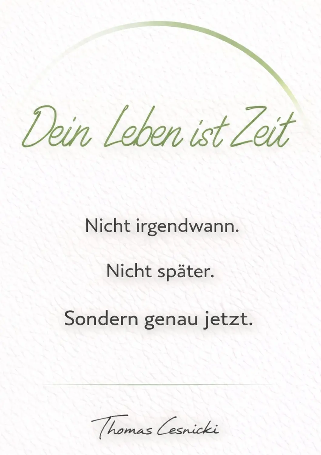 Sinn des Lebens finden